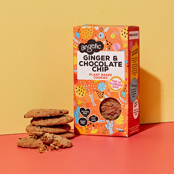 Allergen-free Ginger Choc Chip Cookies