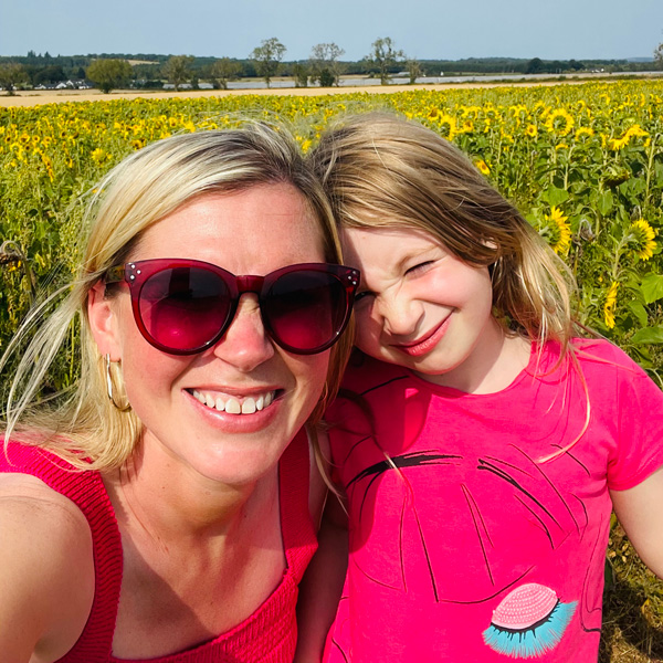 Self care tips - Kirsty with daughter
